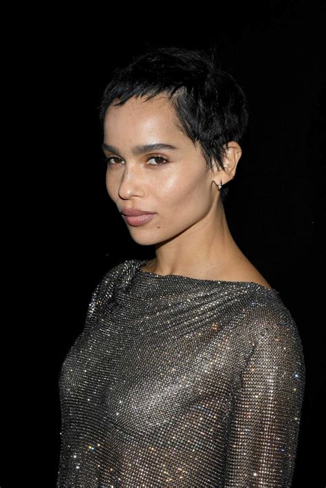 zoe kravitz thong|Zoe Kravitz dons Saint Laurent chains and a silver。